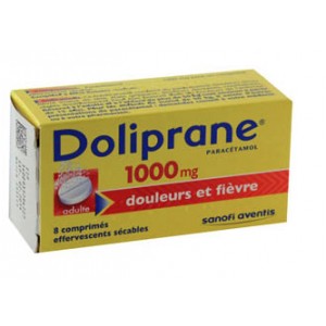 Doliprane 1000mg 8 cps