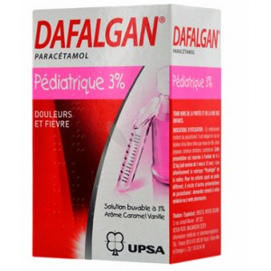 Dafalgan p&eacute;diatrique 3%